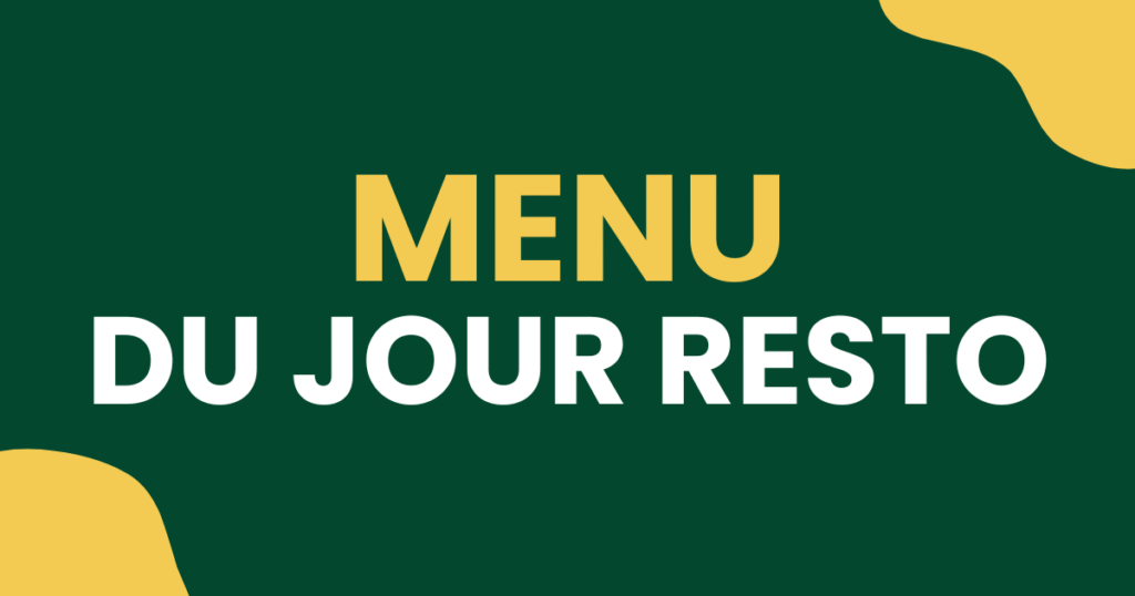 Menu du Jour R1-R2 UGB